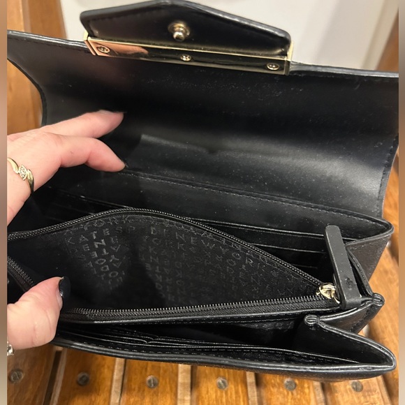 Kate Spade Black Leather Wallet - Picture 16 of 16